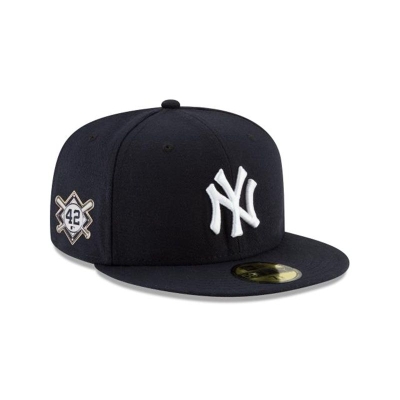 New York Yankees Gorra | New Era MLB Jackie Robinson Day 59fifty Fitted Cap Mexico - Azules